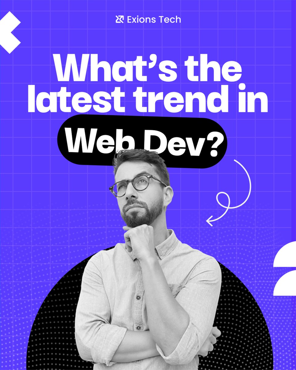 exionstech's tweet image. Web development is evolving at lightning speed — from AI integration to Web 3.0. We're not just following trends — we're building the future. Which trend excites you most? 💡 #WebDevelopment #TechTrends2025 #AIinWebDev #Web3