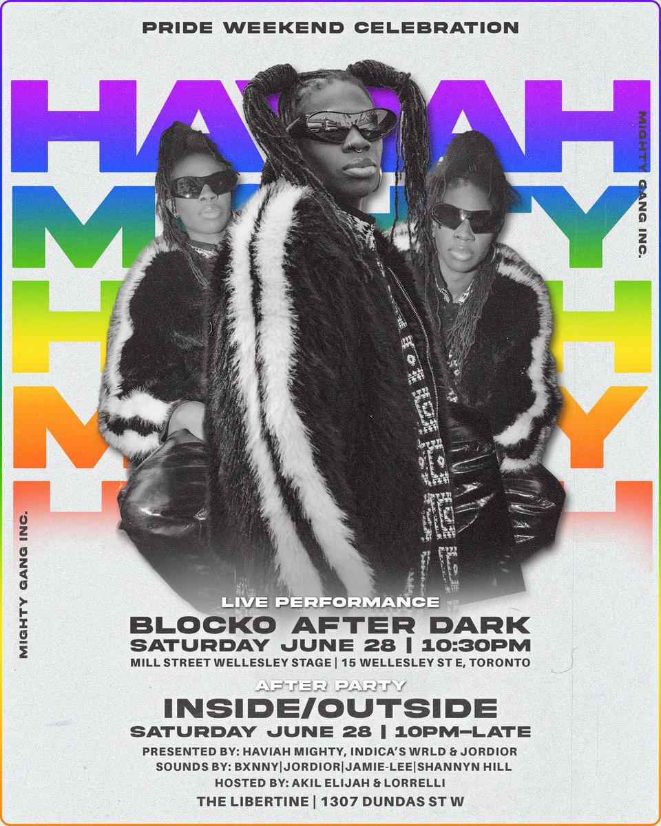 haviahmighty's tweet image. THIS SAT JUNE 28th!!! 🏳️‍🌈

we remember our shame… 
but we reclaim our pride…

pull up! let’s forget the night together! 😈 

#happypride #torontopride #blocko