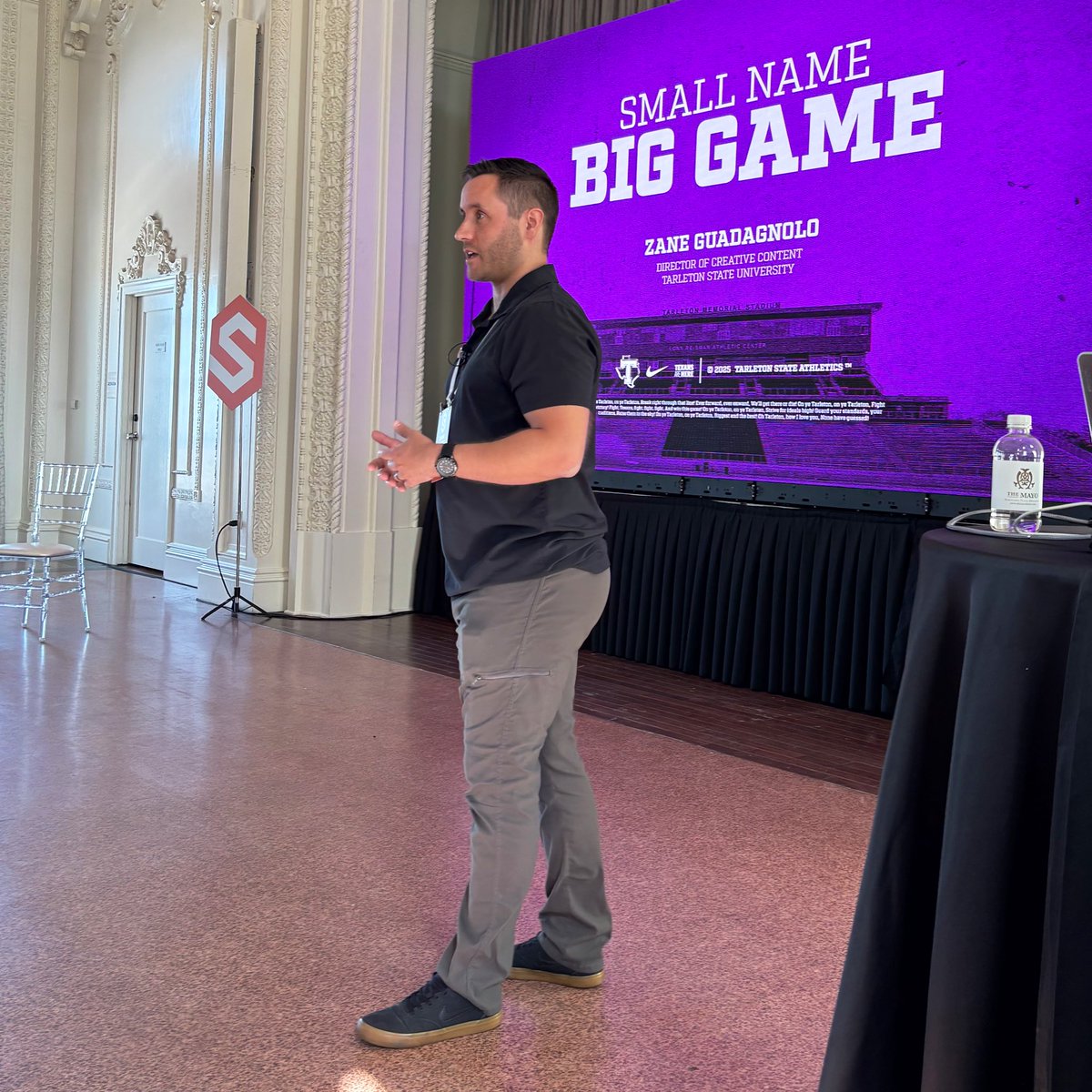 SkullSparks (@skullsparks) on Twitter photo Appreciate <a href="/zaneguad_design/">Zane Guadagnolo</a> with <a href="/TarletonSports/">Tarleton State Athletics</a> kicking off #SkullSparks25 in downtown Tulsa. Appreciate <a href="/zaneguad_design/">Zane Guadagnolo</a> with <a href="/TarletonSports/">Tarleton State Athletics</a> kicking off #SkullSparks25 in downtown Tulsa.