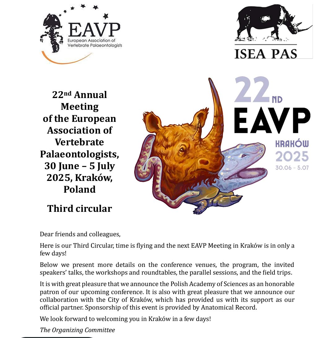 # EAVP2025: The 3rd circular is now available 🤘 share.google/hNzRUp0MFRNxYa…
As is the #final program:  8d005c_4f842419abd7425baa73307456e2d906.pdf share.google/F1Kgx6DQrlVp8i…