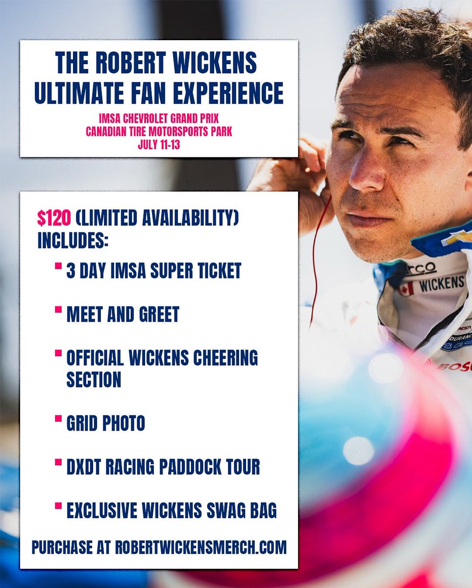 We’re doing something special for the fans at <a href="/CTMPOfficial/">CTMP</a>!  Get your tickets today for the Ultimate Fan Experience!  Meet &amp; greets, 3 day super ticket, official cheering section, grid photos, a swag bag, and a few other special surprises through the weekend.  Hit the link below
