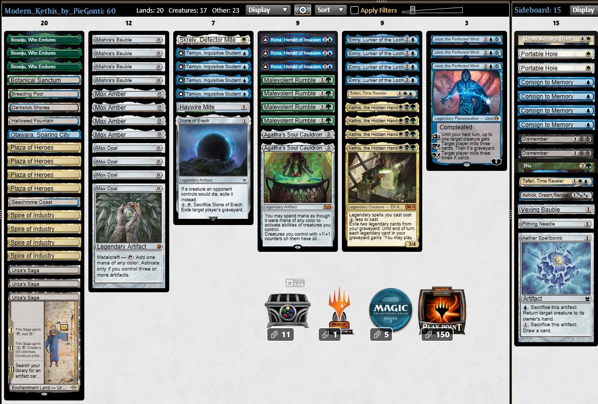 5-0 on stream with my bro Kethis!
I am working on this deck, but it seems really powerful so far. A lot of things need to be improved still. 

Yes, this is the deck that produced the hands I shared before :P