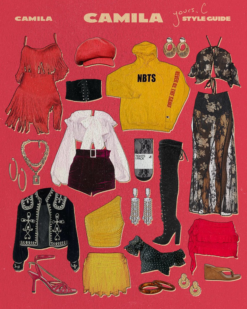 the #YoursCTour starts in FOUR days!!! here’s some style inspo for you, tag us in all ur cute fits 🩵