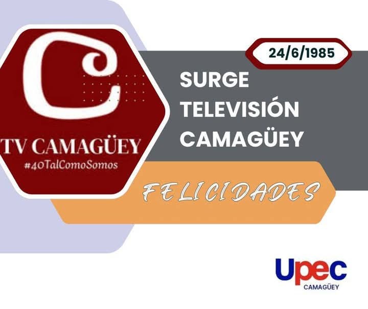 Radio Bayatabo (@radiobayatabo) on Twitter photo Felicidades al colectivo de Televisión Camagüey.
Son 40 años haciendo y contando la historia del #Camagüey y su pueblo. #MinasEn26 #UnidosParaTransformar <a href="/SedenoCastelnau/">Mairelis Sedeño Castelnau</a> <a href="/Pedro_ACM/">Pedro Cruz Moiset</a> Felicidades al colectivo de Televisión Camagüey.
Son 40 años haciendo y contando la historia del #Camagüey y su pueblo. #MinasEn26 #UnidosParaTransformar <a href="/SedenoCastelnau/">Mairelis Sedeño Castelnau</a> <a href="/Pedro_ACM/">Pedro Cruz Moiset</a>