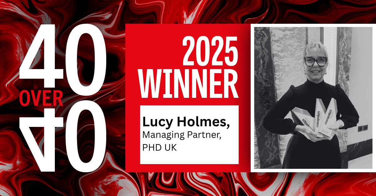 This morning, we were so delighted to see our very own, Lucy Holmes, recognised in the 2025 Campaign UK 40 Over 40 list.

Lucy impressed the judges with her incredible achievements in the past year and richly deserves this recognition!
