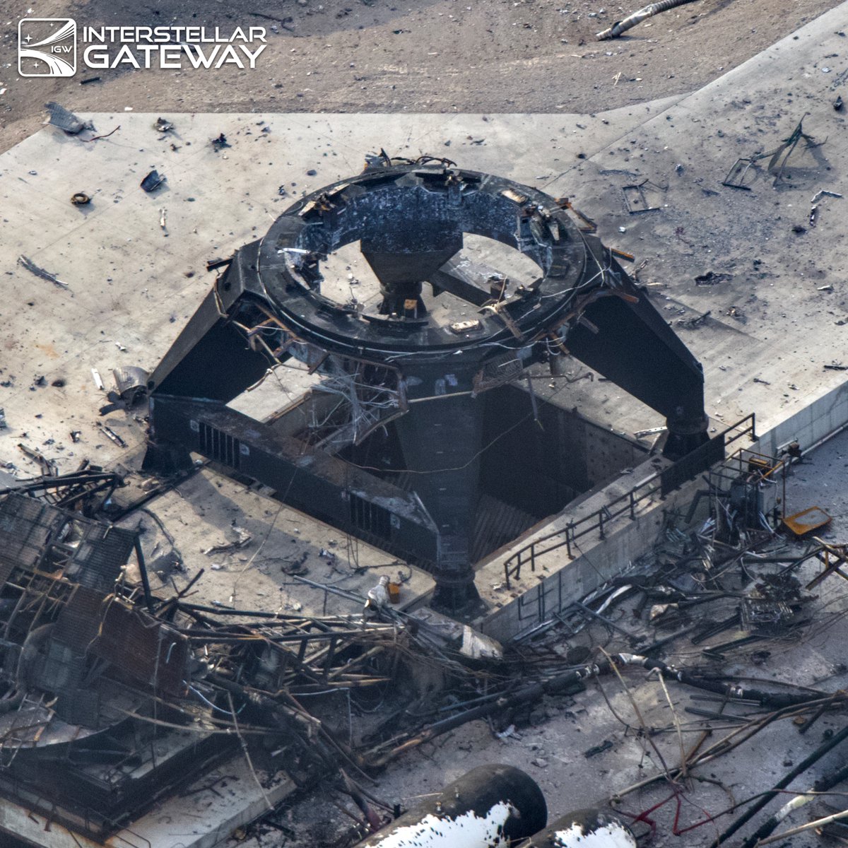 Views from all directions of the mangled Static Fire stand and collapsed quick disconnect structure at Masseys, less than 20 hours after Starship 36 exploded.

When do you think the test site will become operational for static fire testing again?