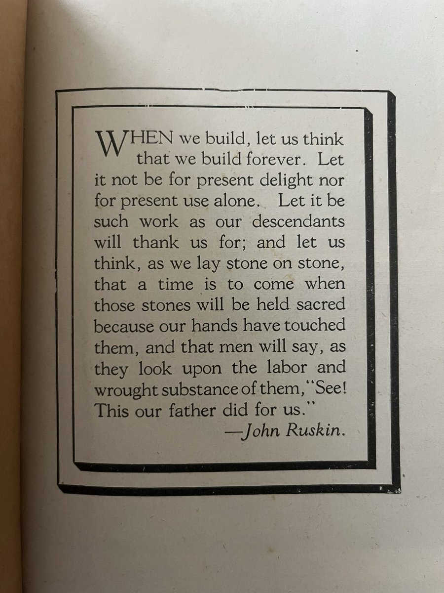 Men must be builders. And we must build things that last so our children might say, "See! This our father did for us."