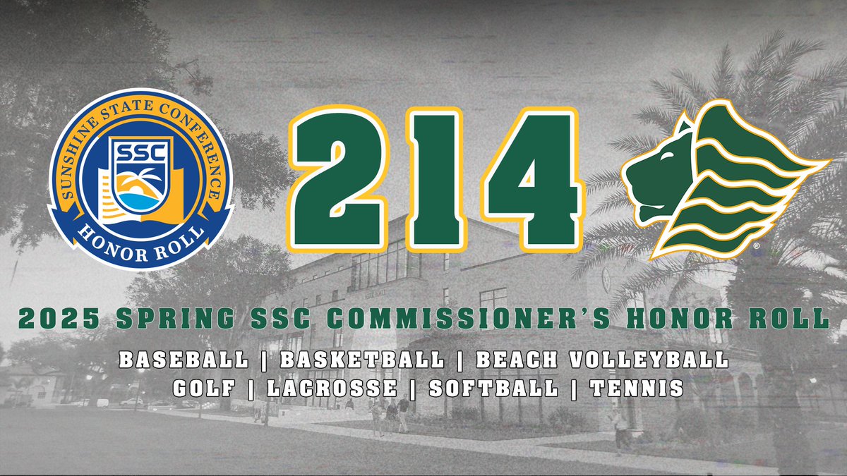 Saint Leo Athletics (@saintleolions) on Twitter photo πΌπΎπΌπΏππππΎ πππΎππππππΎπ!
2β£1β£4β£ <a href="/SaintLeoUniv/">Saint Leo University</a> named to the 2025 Spring <a href="/D2SSC/">Sunshine State Conference</a> Commissioner's Honor Roll!
3β£9β£ Lions earned a perfect 4.0!
π bit.ly/46aLBcZ
#GOLIONS π¦ | #SAINTLEO1PRIDE π¦ πΌπΎπΌπΏππππΎ πππΎππππππΎπ!
2β£1β£4β£ <a href="/SaintLeoUniv/">Saint Leo University</a> named to the 2025 Spring <a href="/D2SSC/">Sunshine State Conference</a> Commissioner's Honor Roll!
3β£9β£ Lions earned a perfect 4.0!
π bit.ly/46aLBcZ
#GOLIONS π¦ | #SAINTLEO1PRIDE π¦
