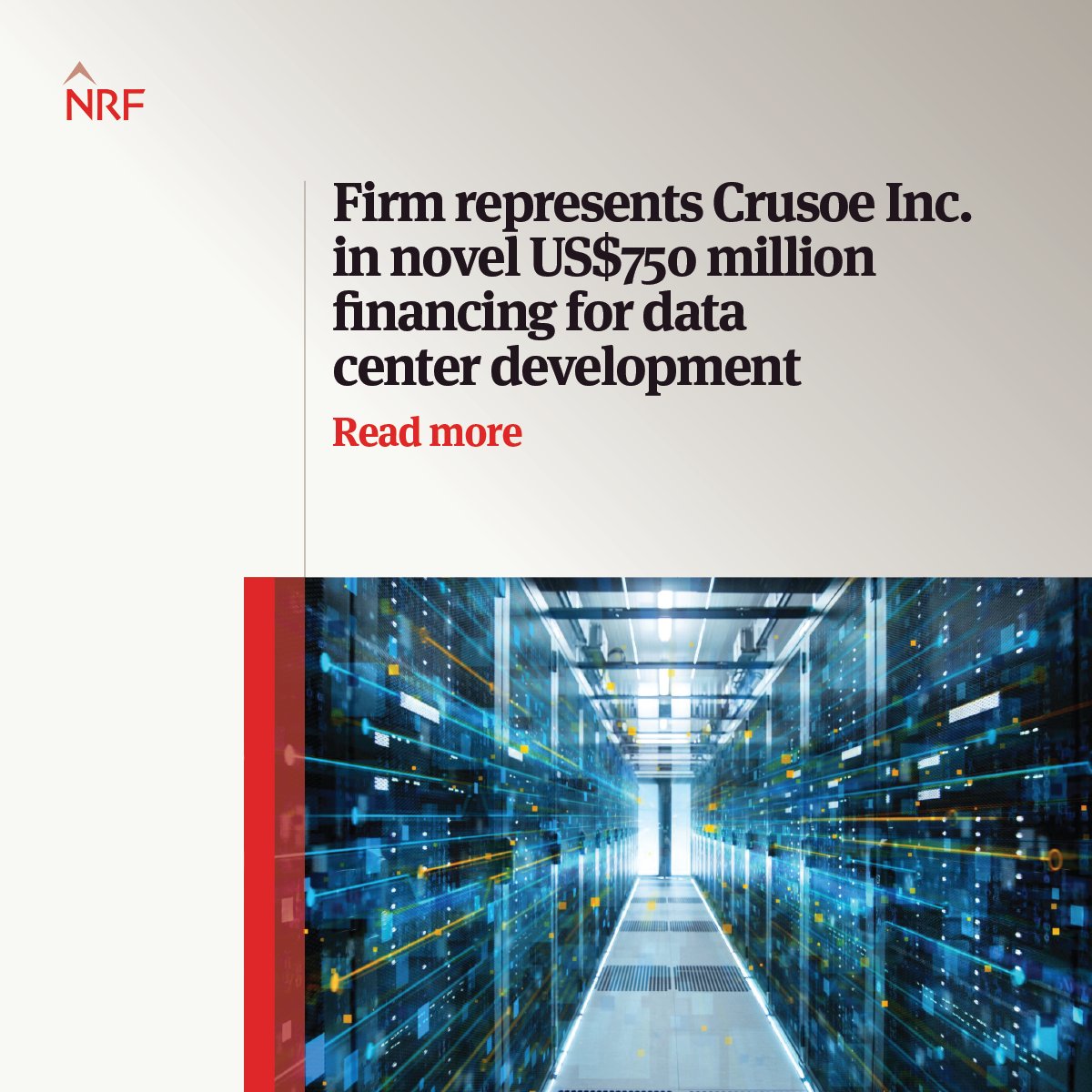 A team led by Josh Agrons and Ryan Graham represented Crusoe Inc. in a US$750 million credit facility provided by an affiliate of Brookfield Asset Management. The financing will be used to accelerate new data centers devoted to AI computing. ow.ly/9kBF50Wfa67