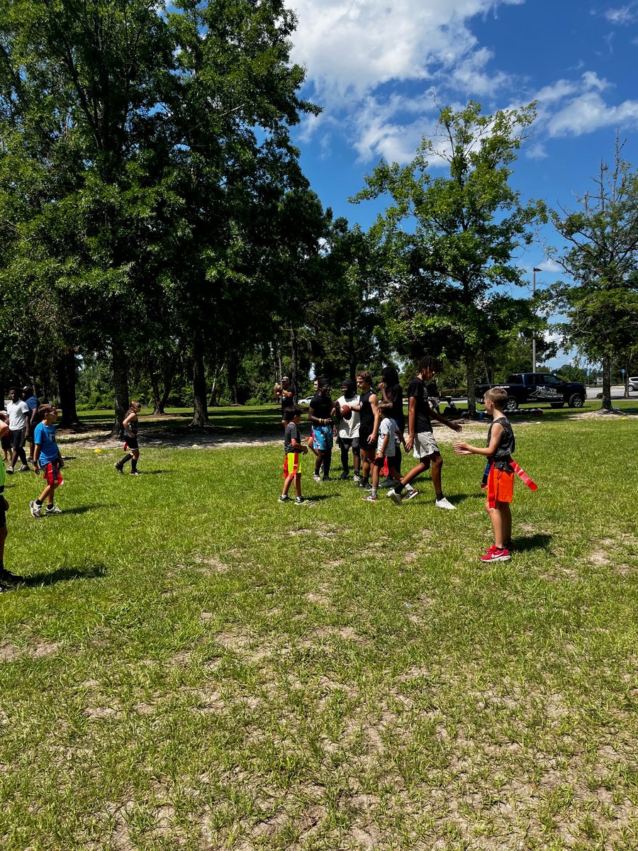 Spartans joining in with our Kid Camp. #LEAD #SetTheStandard #TrainHard #CommunityService