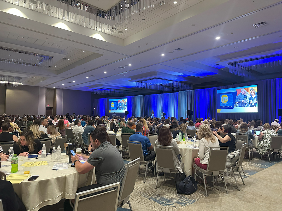 MarzanoResource's tweet photo. It's officially ON! 🎉 The HRS Institute kicked off in sunny Orlando this morning with a keynote from @pbwarrick. We're thrilled to welcome 466 attendees from 21 states! Let the learning and networking begin. ✨
#HRSInstitute #HighReliabilitySchools #Education #EduEvent https://t.co/SUROZ87b1z