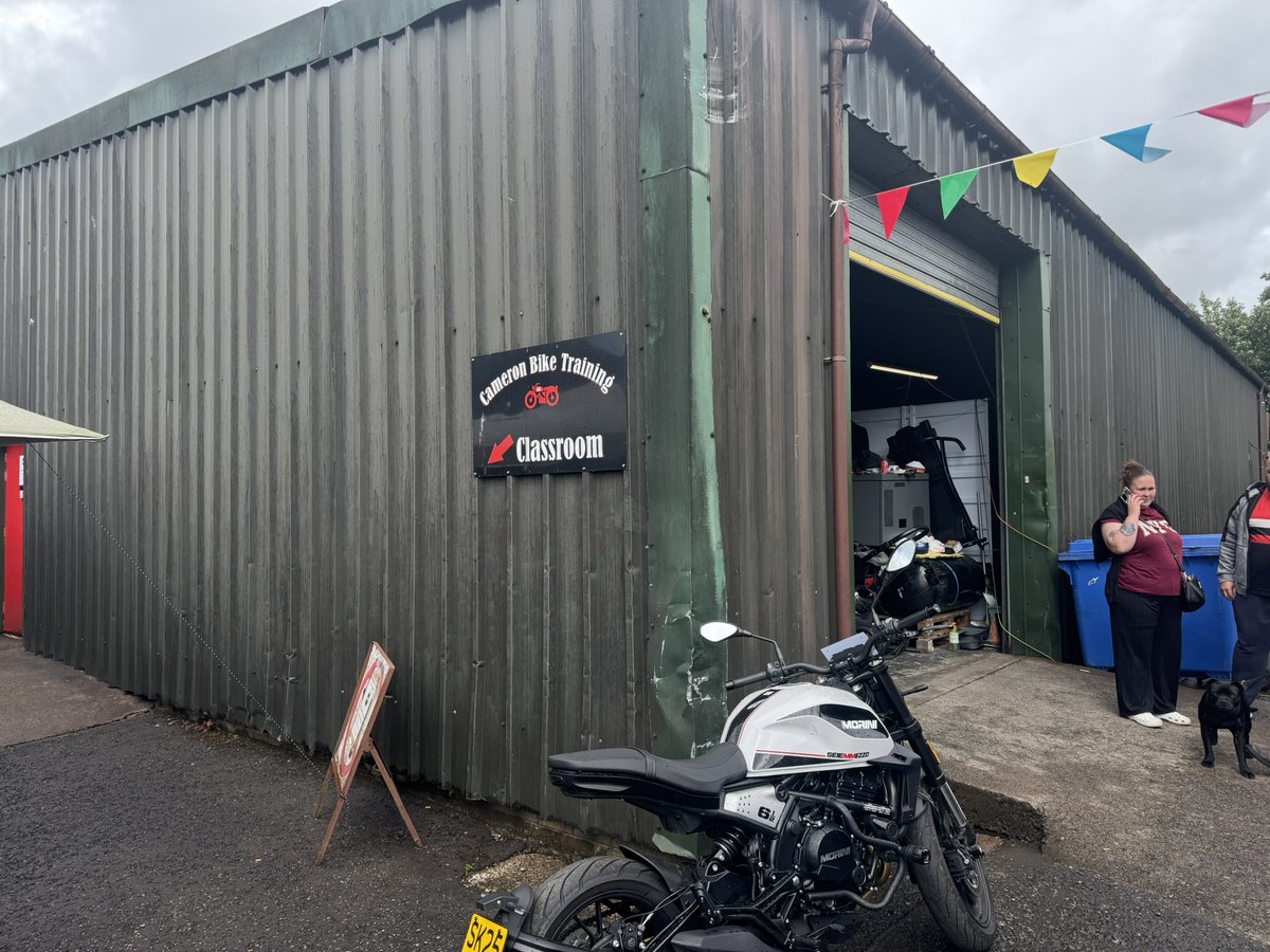 law_scotland's tweet photo. Great to catch up with Calum, Creag and the guys at Cameron Motorcycles for their Open Day on Sunday. The weather didn't play ball but a fantastic turnout and fab time had by all! 🏍️😃

#BecauseWeRideToo #TakeAnotherLook #MotorcyclingLawyers https://t.co/TPxXwR2vRW