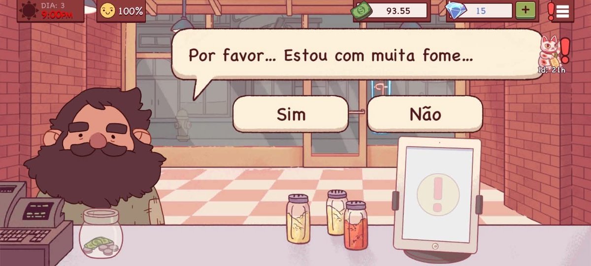 thewasabi666's tweet photo. Esse mendigo é muito fofo toda vez que ele aparece faço a melhor pizza que consigo com medo de ser Jesus disfarçado testando minha honestidade
(o nome do jogo é good pizza, great pizza) https://t.co/K3BLYVKDVJ