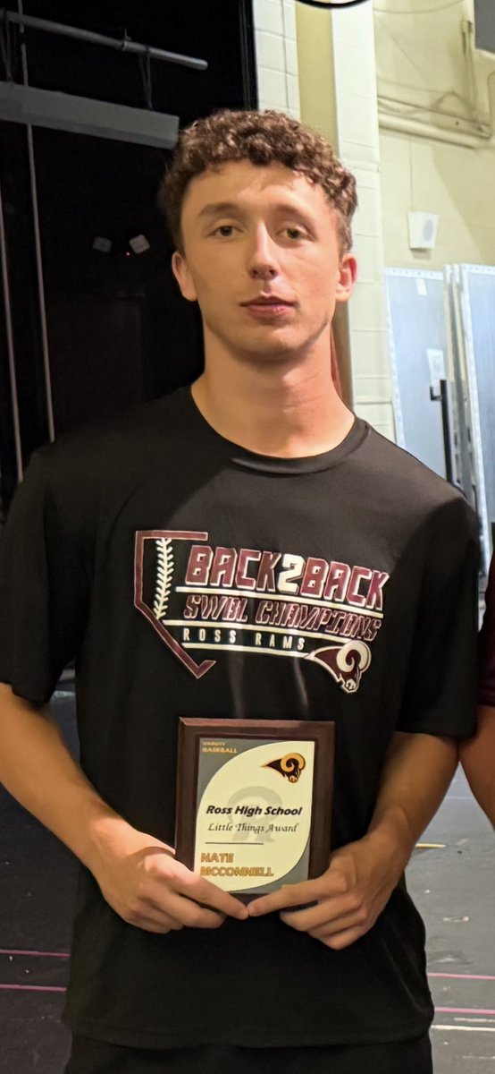 Little things award Nate McConnell and Kris Ellis (not pictured).  Thank you both for always doing the #littlethings that make a big difference—for your teammates, your coaches, and this program. Your selflessness and consistency don’t go unnoticed.