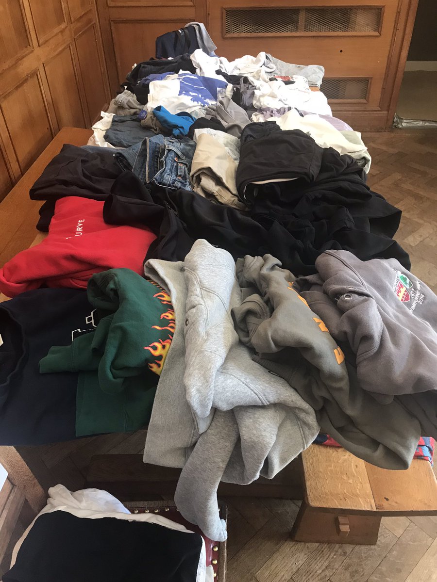 “Sir! Unnamed clothing! I found a pair of my pants in here once! Great find.” Anonymous member of the #UppinghamHighfield U5… it’s the first sign of the end of term! Highfield Value: CARE
