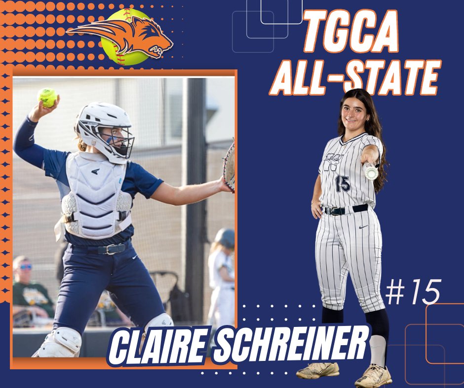 Congrats to Claire Schreiner for making the 5A TGCA All-State Team!
