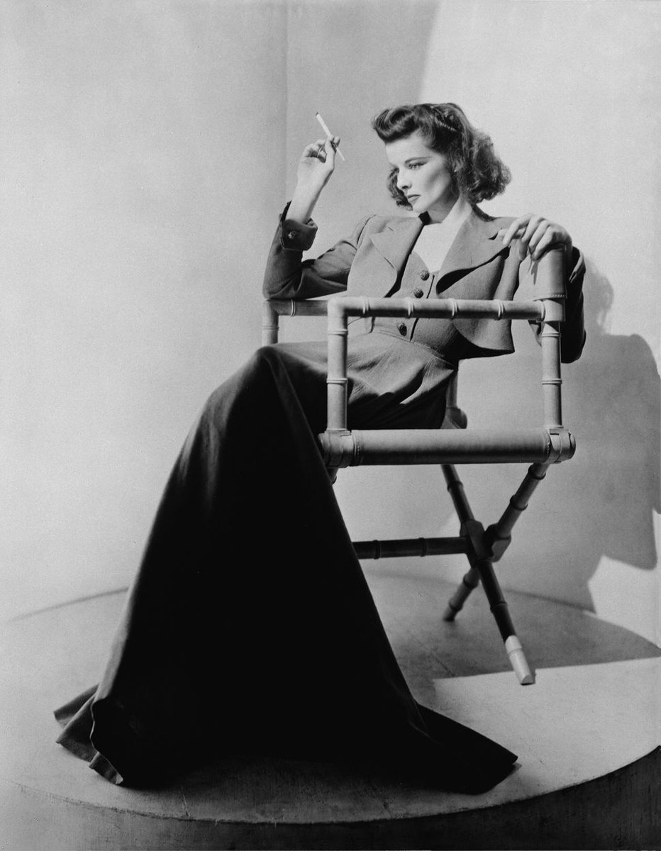 Katharine Hepburn photographed by George Hoyningen-Huene, 1939.