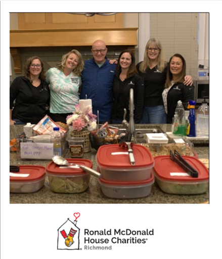 Our leadership team volunteered at the Richmond @RMHC, where we cooked a comforting meal for the families temporarily calling it home. A truly rewarding experience giving back to those who need it most. #LeadershipInAction #RMHC #CommunityLove #GivingBack #RonaldMcDonaldHouse