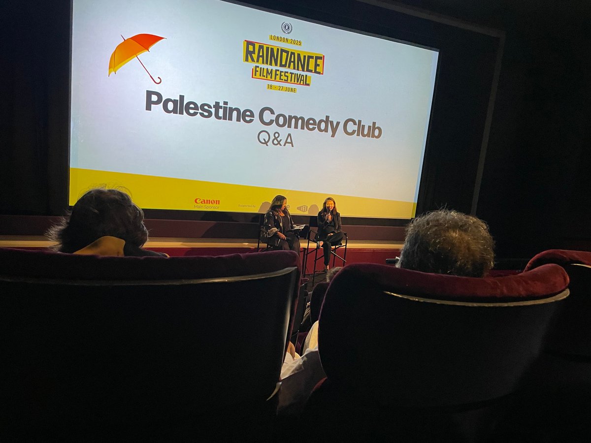 bobbicee's tweet image. Palestine Comedy Club courtesy of @toughcrowdfilms and @regashots at Raindance. An incredibly timely, moving and funny film that dances a perfect line away from the mawkish and into the profound. Simply beautiful storytelling. Edinburgh Fringe next, and the Barbican in November.