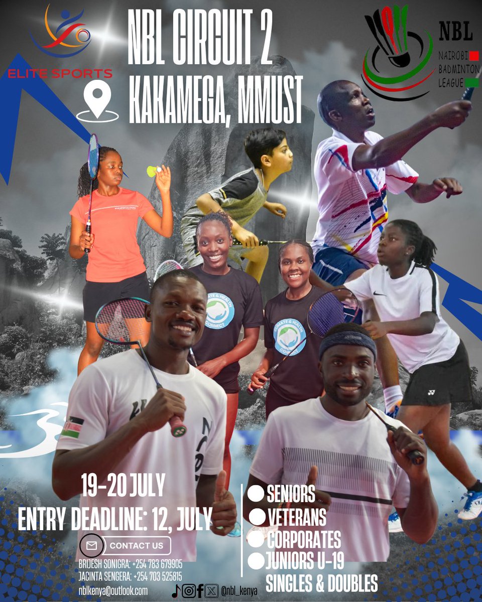 nbl_kenya's tweet photo. Circuit 2 will be in Kakamega💥Experience the skill. Witness the skill.🔥
Registration using this link https://t.co/f5nKLFeJ72 https://t.co/Tc7TKxy1Q4