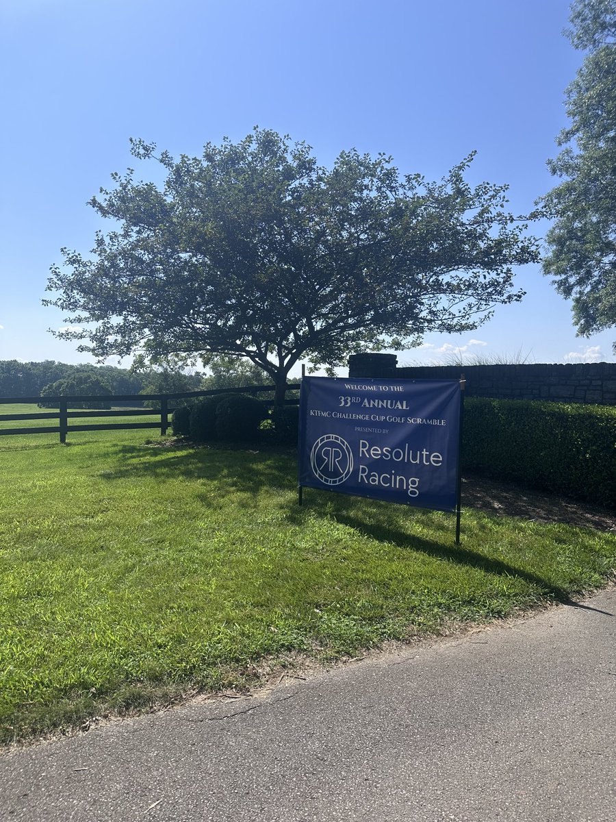 Thank you to ⁦<a href="/resracingky/">Resolute Racing</a>⁩ for their sponsorship of the ⁦<a href="/KTFMC/">KTFMC</a>⁩ Golf Scramble. 
⁦☀️