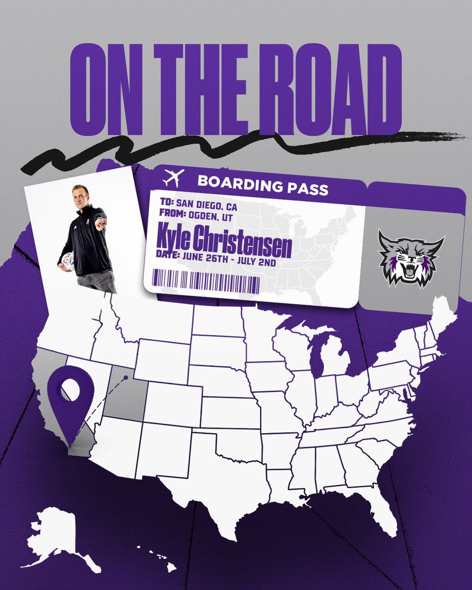 wsusoccer's tweet image. ⛰️➡️🏖️
Coach Christensen is headed to San Diego this weekend for the ECNL Girls National Playoffs!