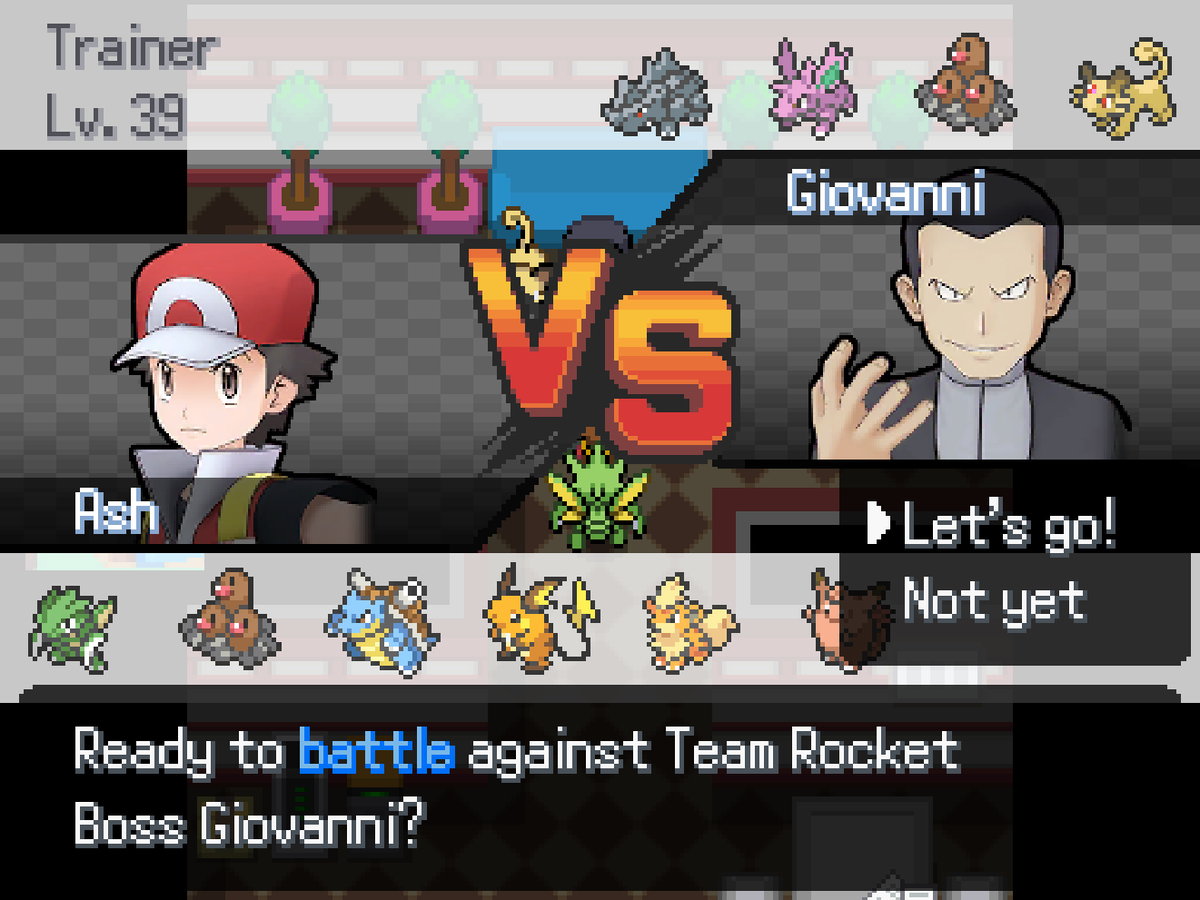 🇪🇦¡Derrota al Team Rocket!🚀
¿Buscáis problemas?
¡El Team Rocket está causando estragos en Kanto! 
¡Rendíos ahora o preparaos para luchar!

🇬🇧Stop Team Rocket's plans!🚀
Prepare for trouble!
Team Rocket is causing mischief all around Kanto!
Surrender now or prepare to fight!