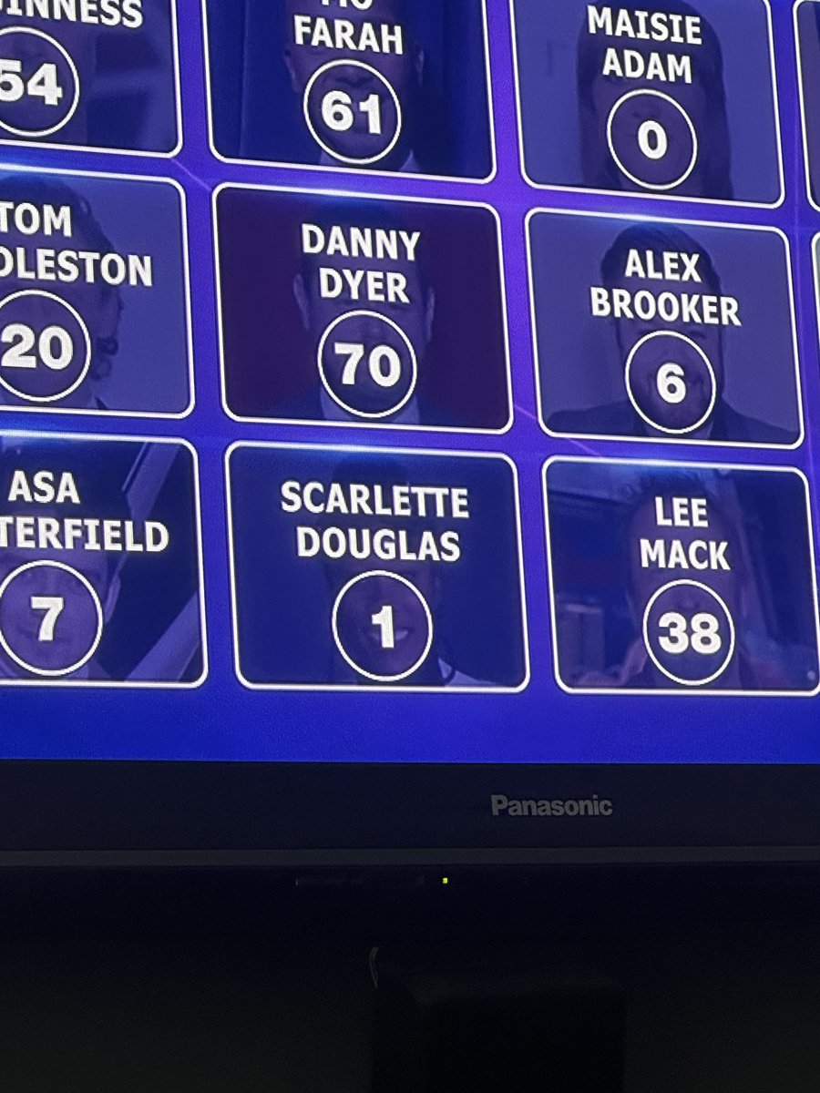 <a href="/scardoug/">Scarlette Douglas</a> You were a 1 point answer on Pointless 😏