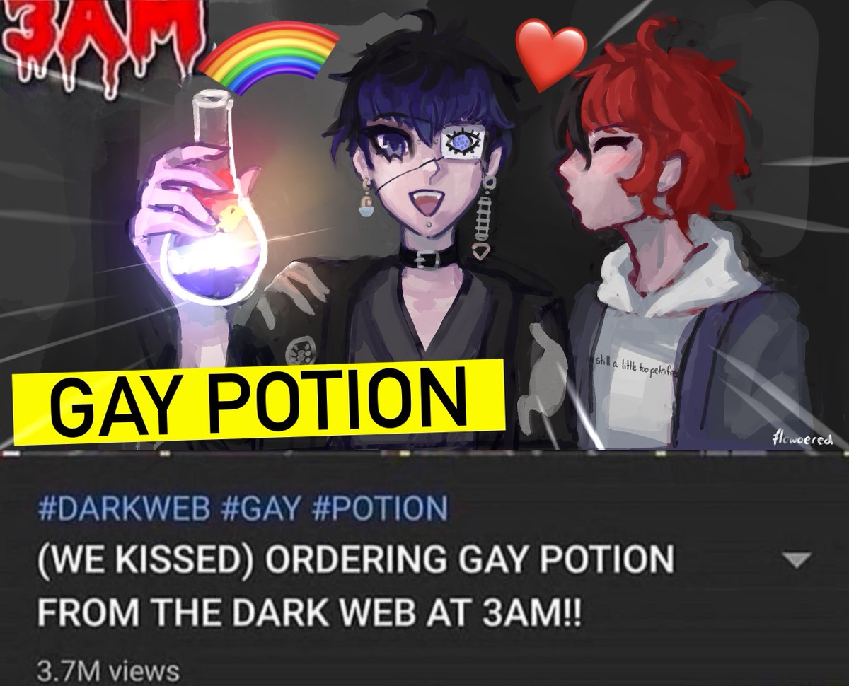 flowoered's tweet image. #hndr_FA #sumikage gay potion💥⁉️