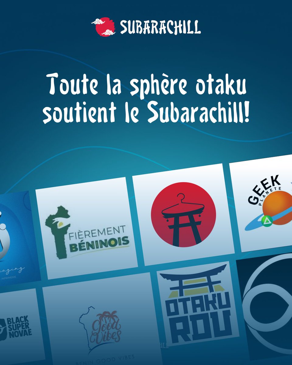 subarachill's tweet photo. THREAD : FOCUS SUR LES PARTENAIRES DU SUBARACHILL (PART 1) 

Pour son effectivité les 15 et 16 Août 2025, le Subarachill peut compter sur le soutien de toute la sphère otaku et créative du Bénin  🇧🇯✨. Découvrez aujourd'hui une première partie de nos partenaires.

C'est parti ! https://t.co/QOPSQXVipZ