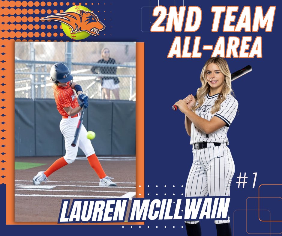 Congrats to Lauren McIllwain for being named 2nd Team All-Area!