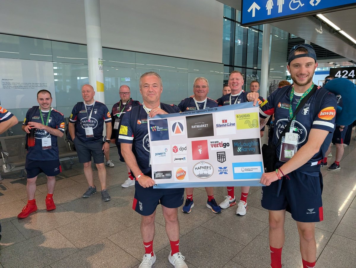 ArdmoreAdv's tweet photo. Where in the world will you see the Ardmore logo this week? 🌍 On the backs of the brilliant #MaloneTornadoes as they compete at @IMART_worldcup in Pamplona. #TeamArdmore are a proud to sponsor. Good luck, Tornadoes! 🏉 #IMART2025 #MixedAbilityRugby https://t.co/ZNT3lv6yYD