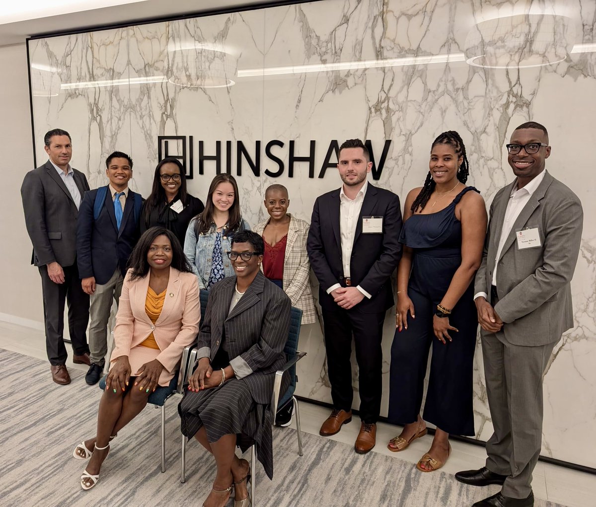 hinshaw's tweet photo. Hinshaw recently hosted the @StJohnsLaw Alumni of Color Chapter in our #NewYork office for a "Make the Objection" CLE workshop!

Trial #lawyers engaged in mock trial scenarios and received valuable feedback on their proper objections from actively serving trial court judges. https://t.co/3cNjknMRAG
