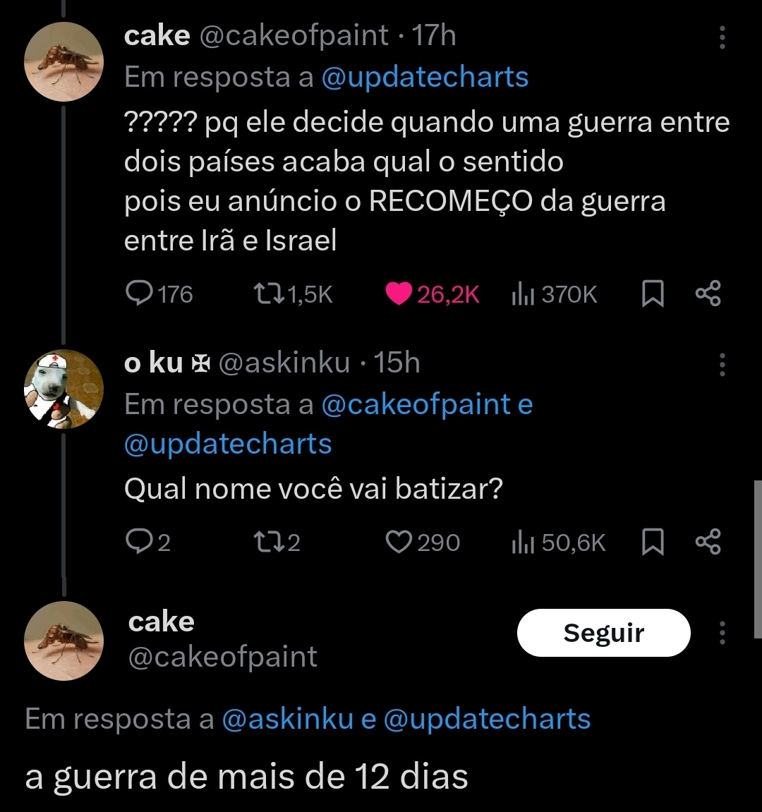 al_alanaaa's tweet photo. @updatecharts Por isso que ainda não tem como sair desse site KKKKKKKKKKKKKKKK n da pra perder essas pérolas https://t.co/cDMATsK7QA