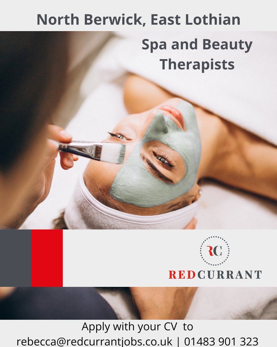 RDCBeautyJobs's tweet image. 🌊 Calling all Spa Therapists! 🌿
✨ Must be NVQ Level 3 qualified (or equivalent)
📍 Beautiful East Lothian location
🕓 Casual &amp;amp; flexible work
Contact rebecca@redcurrantjobs.co.uk to find out more! #SpaTherapist #NorthBerwickJobs #TempWork #SpaLife #FlexibleShifts