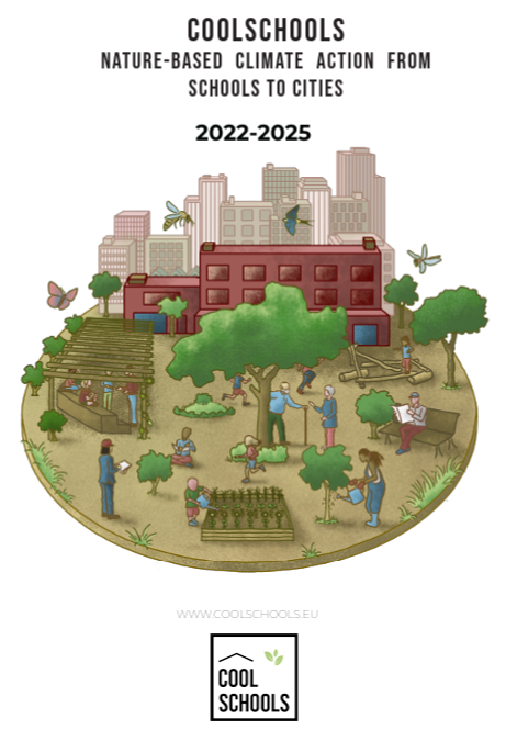uno studio realizzato a Paris, Brussels, Barcelona e Rotterdam su come migliorare gli spazi pubblici delle scuole per favorire il contatto con la natura e ridurre gli effetti climatici