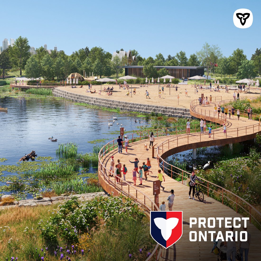 Our government has unveiled the final designs for the new Ontario Place!

This investment will keep 5,000 workers on the job and will help protect and grow Ontario’s tourism sector for decades to come.

news.ontario.ca/en/release/100…