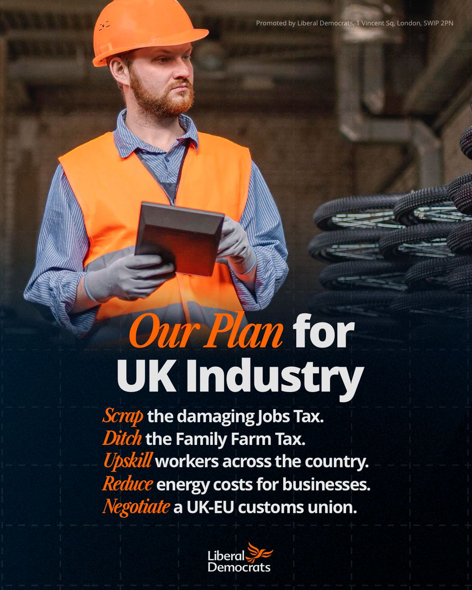 If the Government was truly serious about backing British business, they'd scrap their damaging Jobs Tax, stand up for our Farmers and negotiate a bespoke UK-EU customs union.