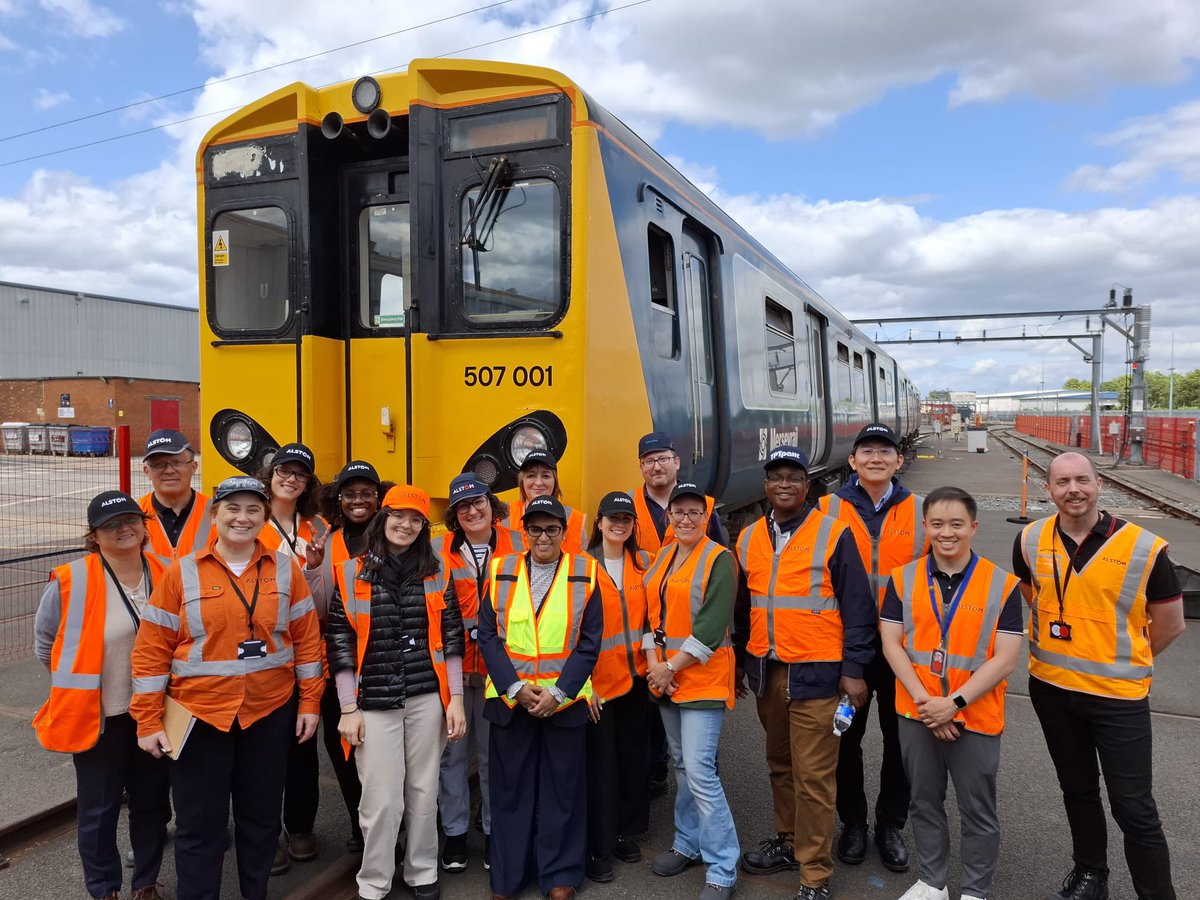 Class 507 Preservation (@class_507) on Twitter photo A great day yesterday at <a href="/AlstomUK/">Alstom UK & Ireland</a> in Derby at the Alstom Services Development Conference, on International Women in Engineering Day #INWED. We welcomed Alstom people from around the world for a tour of 507001. Quite a contrast to the new Aventra trains elsewhere on site! A great day yesterday at <a href="/AlstomUK/">Alstom UK & Ireland</a> in Derby at the Alstom Services Development Conference, on International Women in Engineering Day #INWED. We welcomed Alstom people from around the world for a tour of 507001. Quite a contrast to the new Aventra trains elsewhere on site!