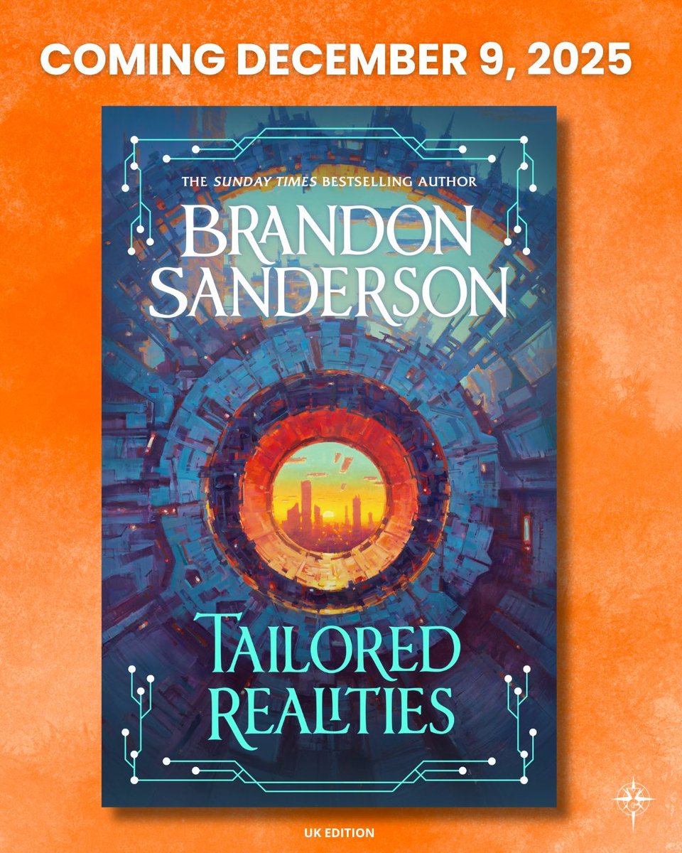 A capa de Tailored Realities, a coletânea de histórias fora da Cosmere, foi revelada!

O livro vai incluir a novela Moment Zero, os contos Snapshot, Perfect State e Defending Elysium, além de outras cinco histórias já publicadas anteriormente.