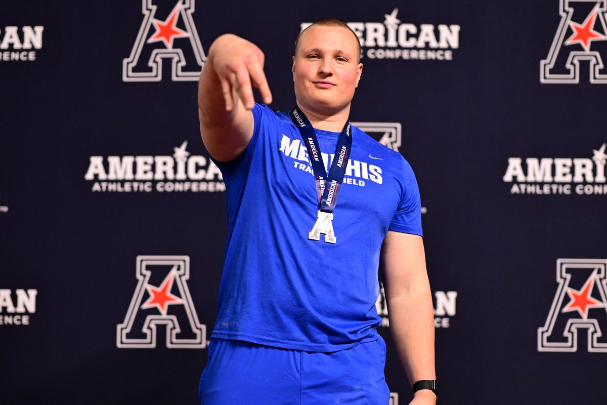 An incredible year for Sascha ends with an NCAA All-America honorable mention 👏

🥇 4 shot put victories 
📊 8 podium finishes
🏆 2 AAC Championships