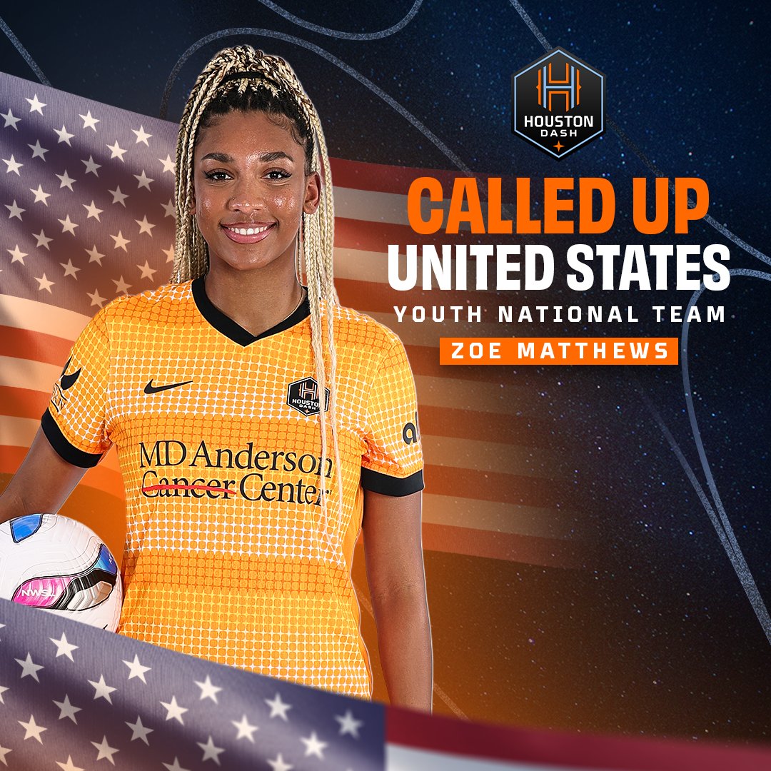 HoustonDash's tweet photo. National talent 🤩

Zoe Matthews has been called up to the U18WNT! https://t.co/mrwqYgku0s