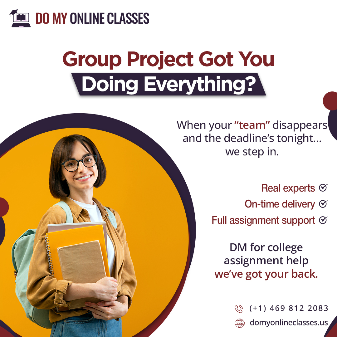 onlineclassesus's tweet image. We get it. When your "team" disappears and the deadline's tonight, we step in! Get full assignment support from real experts with on-time delivery.

#GroupProjectStruggles #CollegeLife #StudentProblems