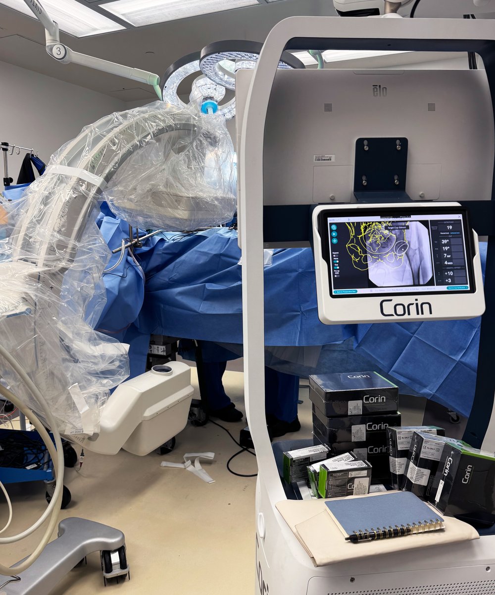HoagOrthopedic's tweet photo. Hoag Orthopedic Institute (HOI) orthopedic surgeon Travis Scudday, M.D., has performed the first total hip arthroplasty (THA) on the West Coast using the Corin ApolloHipX™ hip replacement robotic assist system. 

Learn more here: https://t.co/1gWrnD5K7S. https://t.co/xxFsqopIUG