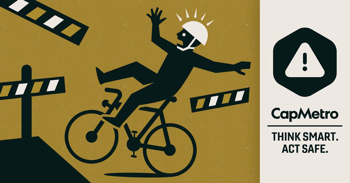 No helmet? No headroom for error! ⚠️

Don't bet your brain, gear up before you pedal out.

June is Safety Month, and #CapMetro is sharing tips to keep you safe all month long: ow.ly/4GAg50W2Vmx