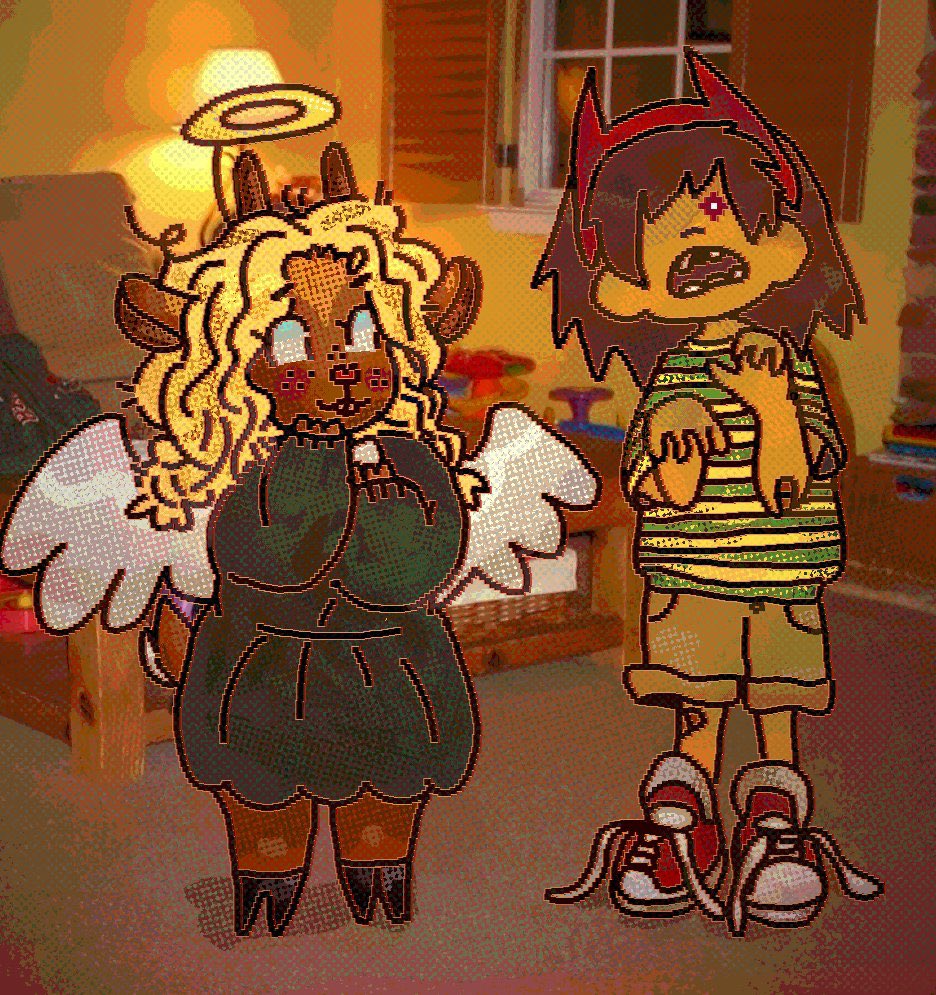 mwuffie's tweet photo. Okay, Kris, are you ready? Do your creepy face!
#deltarune https://t.co/qE6upjLPaM