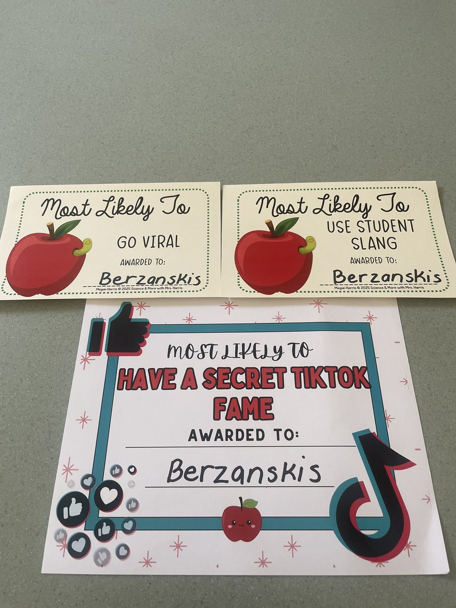 MotivationMath's tweet image. End of the year staff superlative fun! 🤣

Are you surprised?

#teacherideas #endofschool #teachermorale #middleschoolteacher #iteach