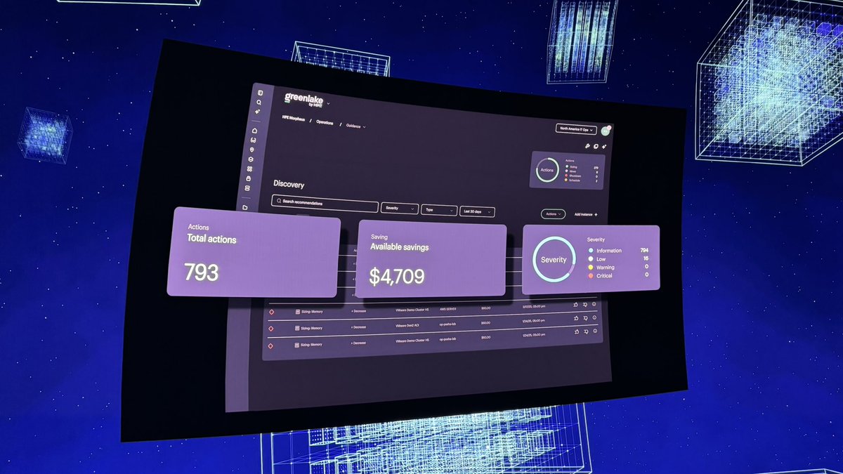 MyPOv: <a href="/HPE/">HPE</a> Private cloud Morpheus and Greenlake in action #HPEGreenLake -#HPEDiscover
