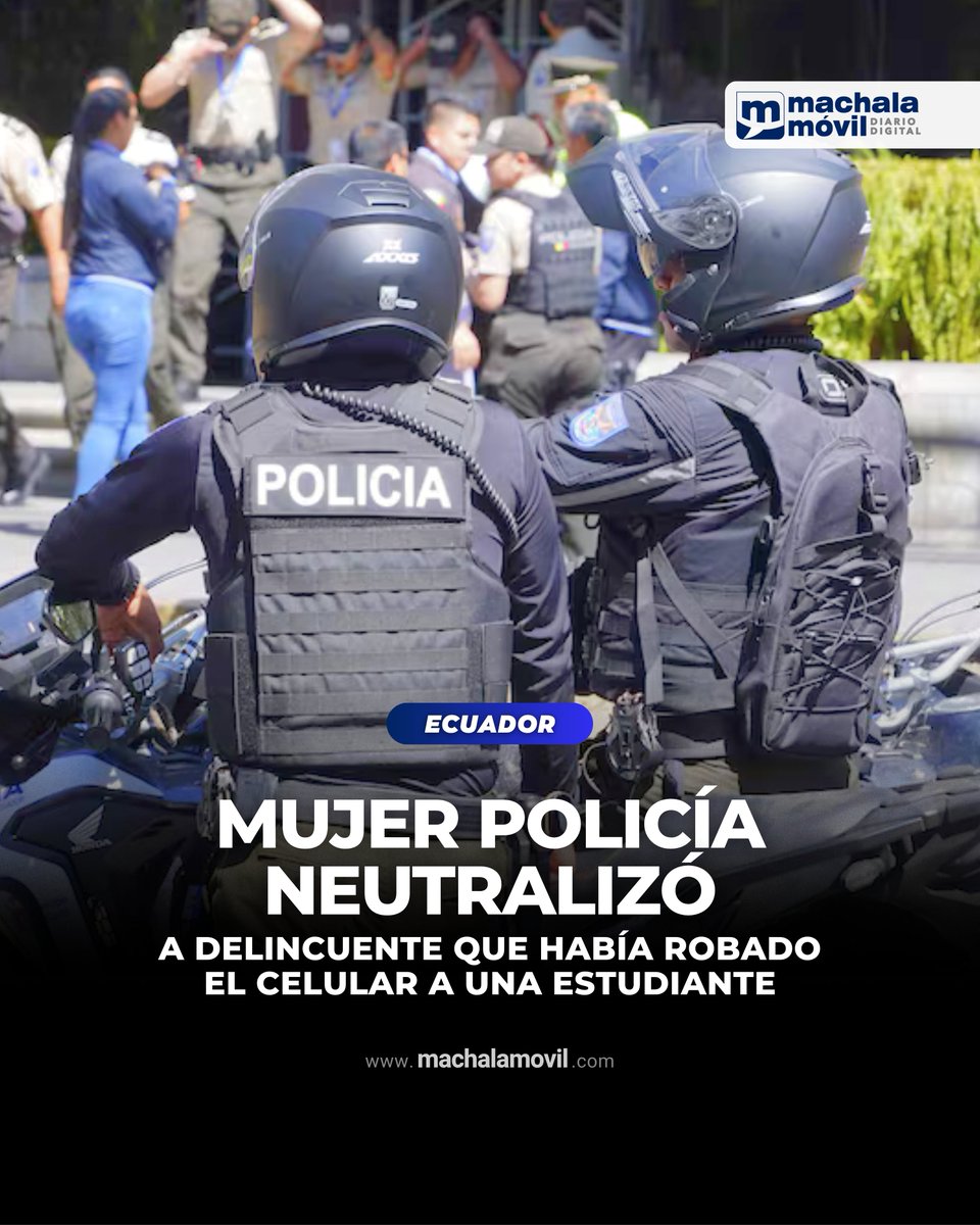 Carla es recién graduada de la Policía Nacional y pertenece al Grupo de Operaciones Motorizadas del Distrito Eugenio Espejo y su compromiso de servir a la sociedad hizo que la joven policía se llene de valor y enfrente a presuntos delincuentes que minutos antes habían robado un