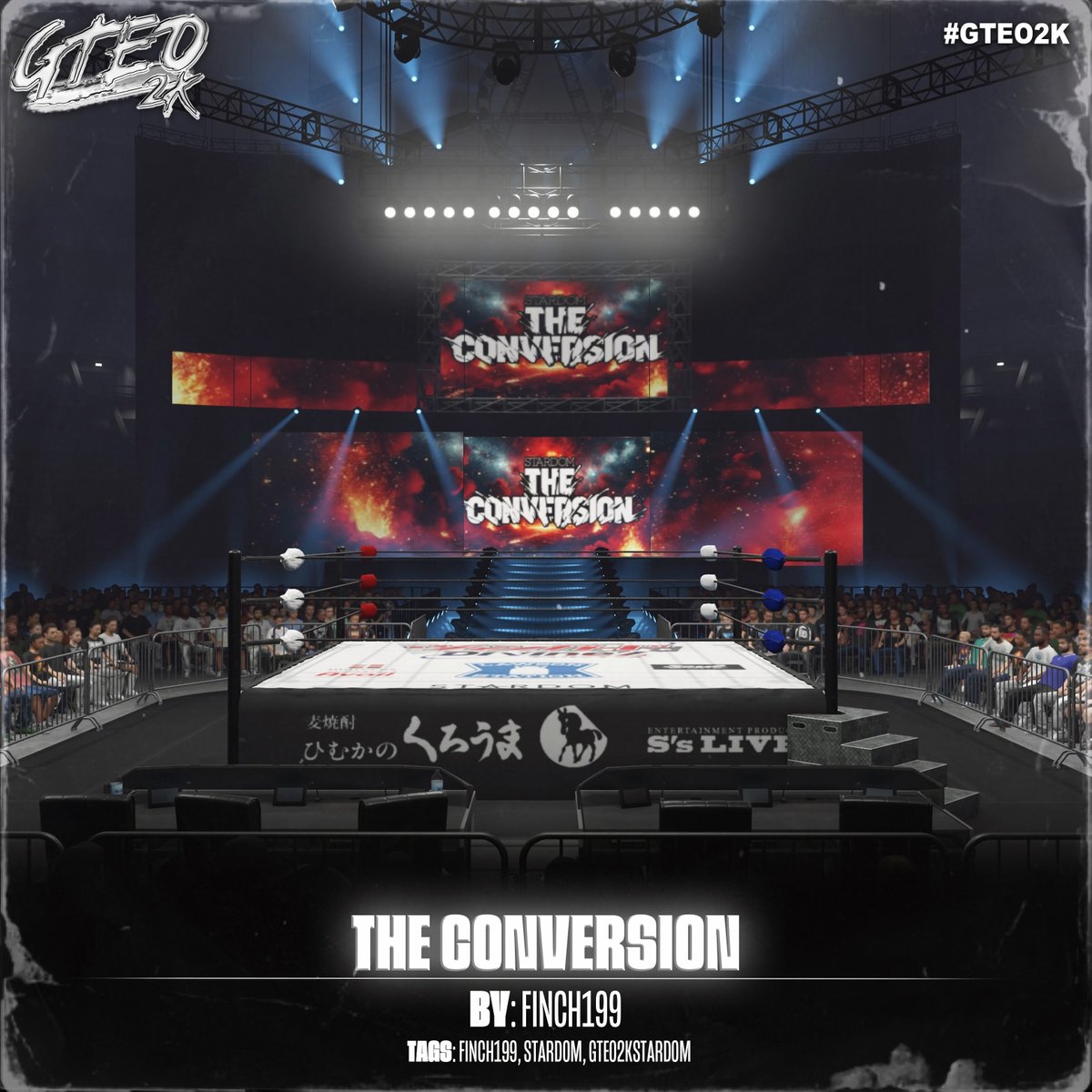 Just uploaded #STARDOM - The Conversion as part of the <a href="/GTEO2K/">GTEO</a> project for current gen consoles! 

#WWE2K25 #FINCH199 #GTEIO2K